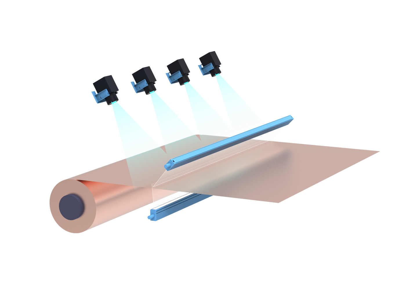 銅箔表面及針孔缺陷在線(xiàn)檢測(cè)系統(tǒng)