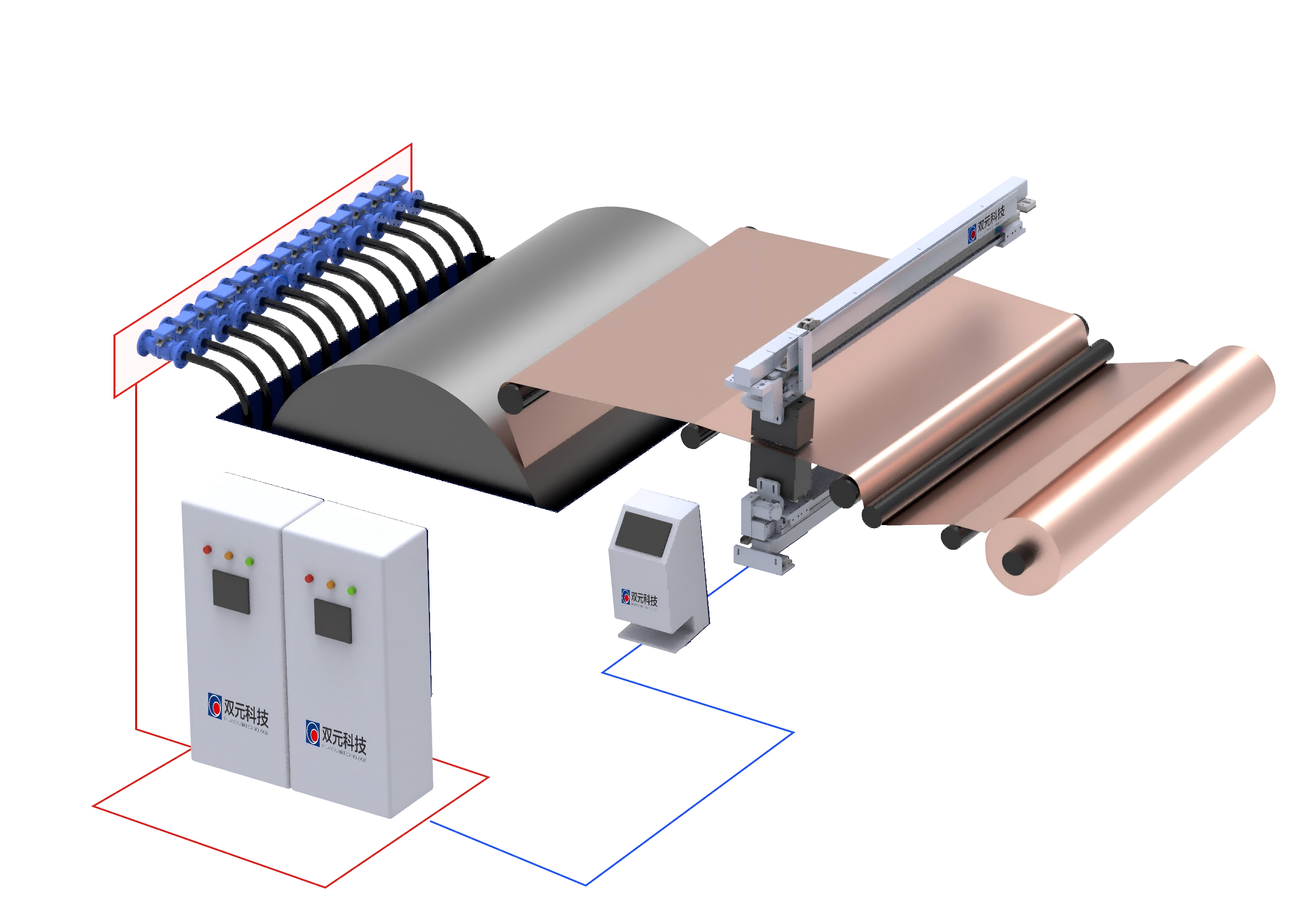 生箔機(jī)橫幅定量控制系統(tǒng)
